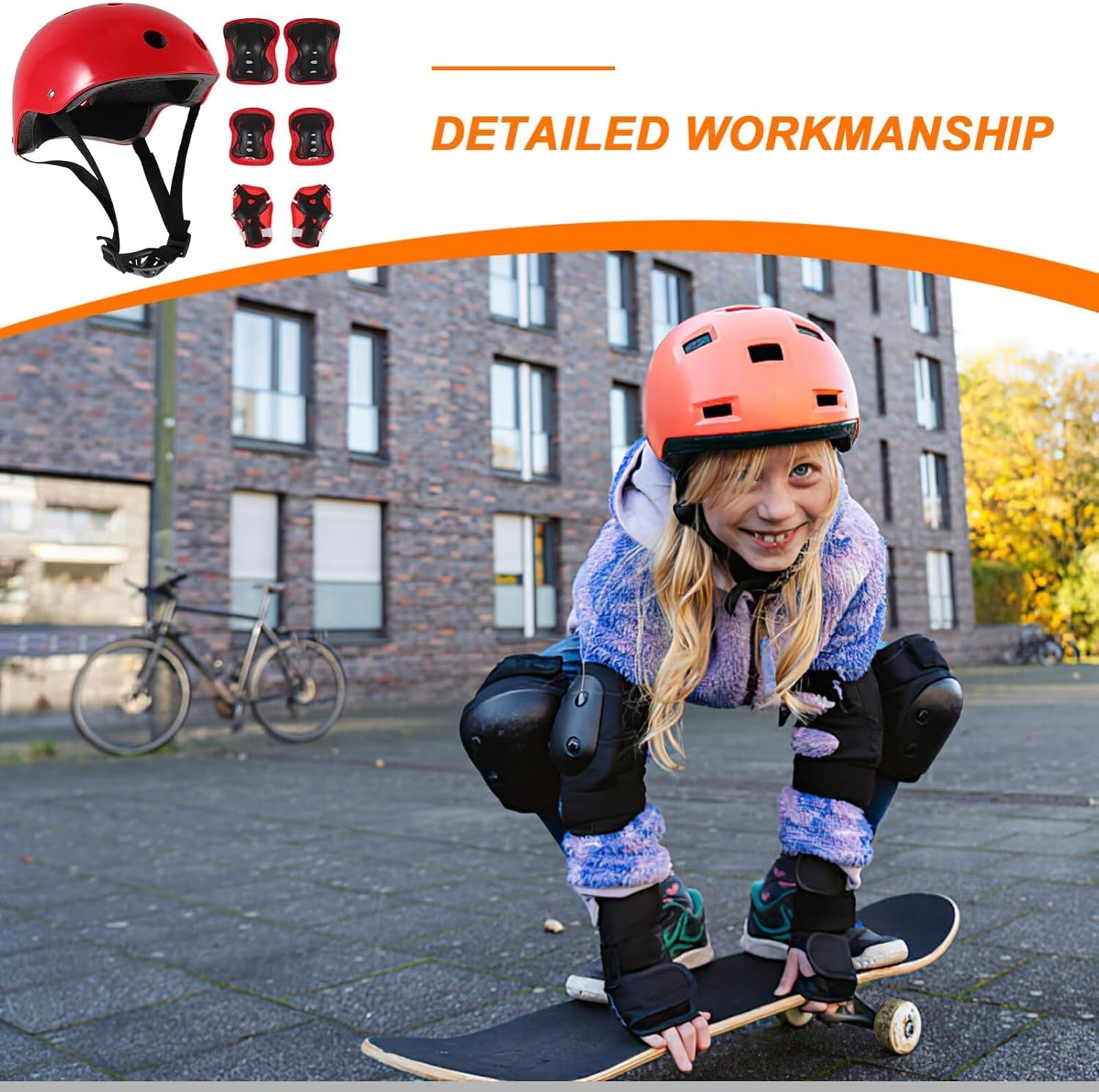 Helmet & Protective Pad Set Kids