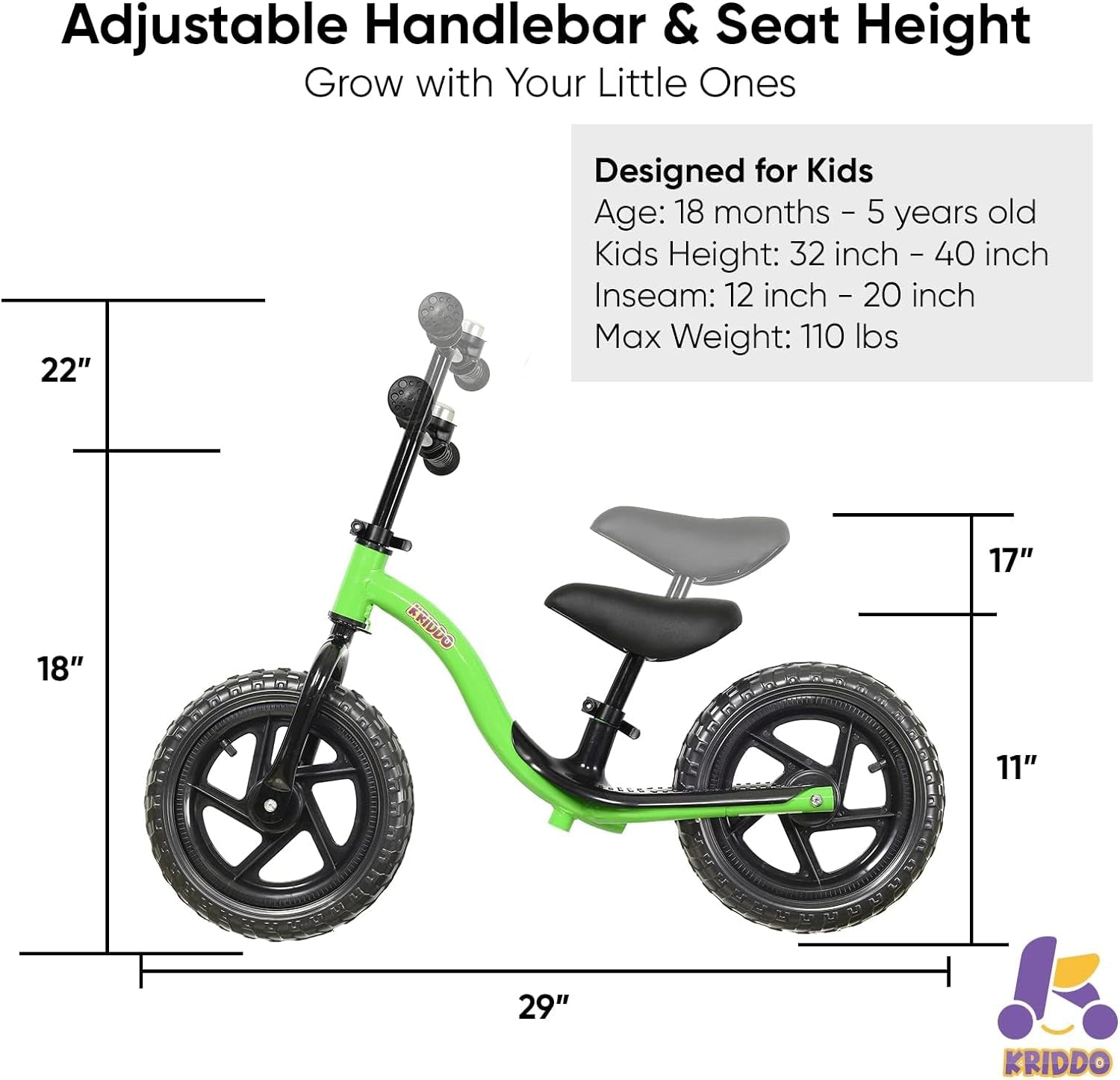 Toddler Balance Bike 2 Year Old