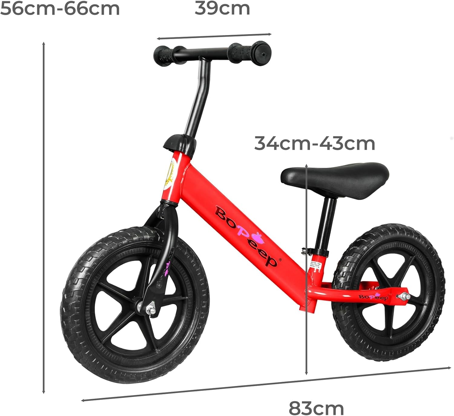 Balance bike red racer