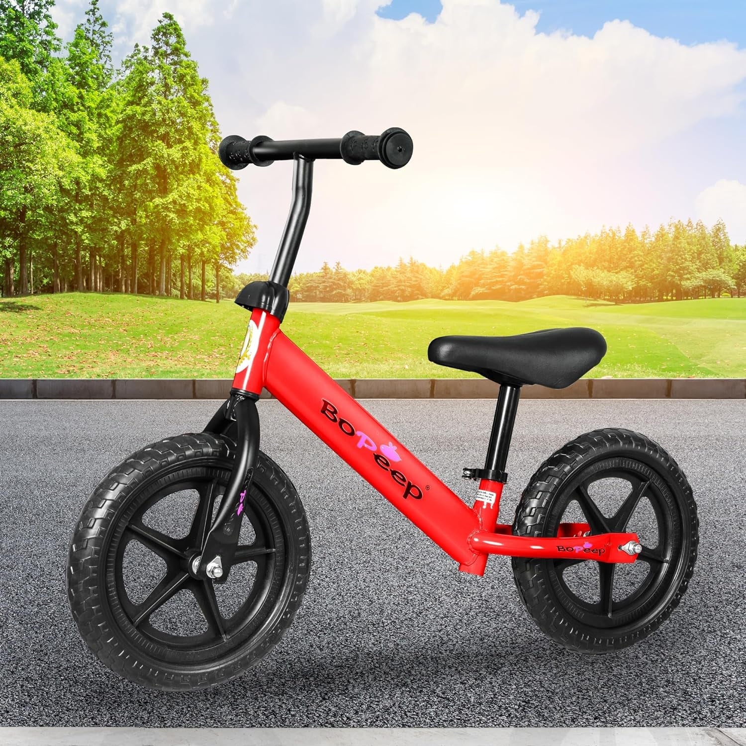 Balance bike red racer