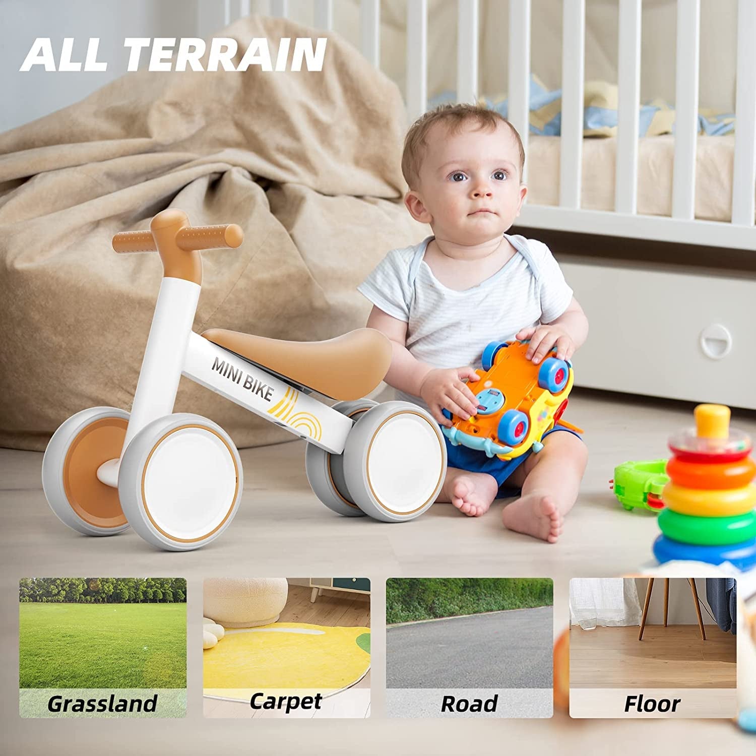 Baby Balance Bike  12-24 Months Toddler Bike Toys Infant Bike