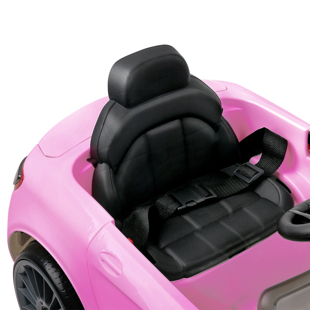 Kids Electric Ride On Car Toys Cars Headlight Music Remote Control 12V - Pink