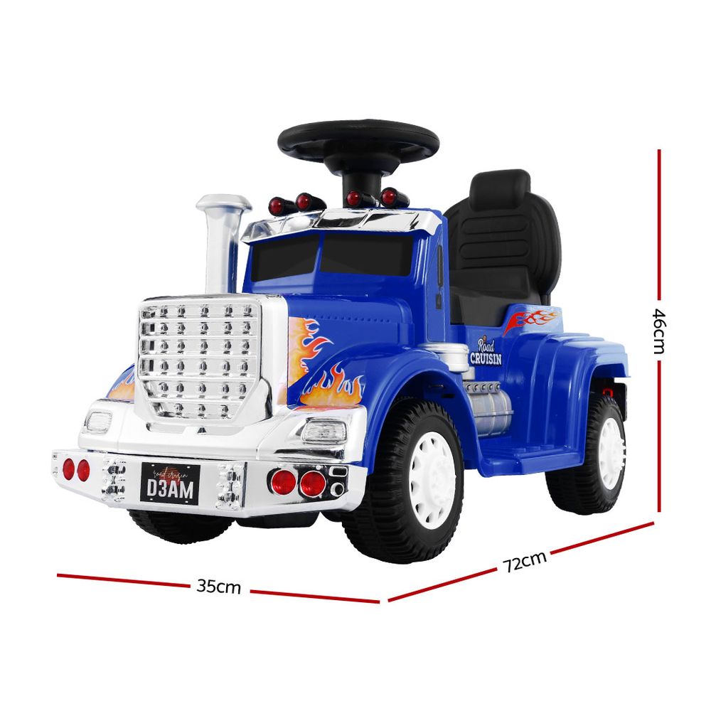 Ride On Cars Kids Electric Toys Car Battery Truck Childrens Motorbike Toy - Blue