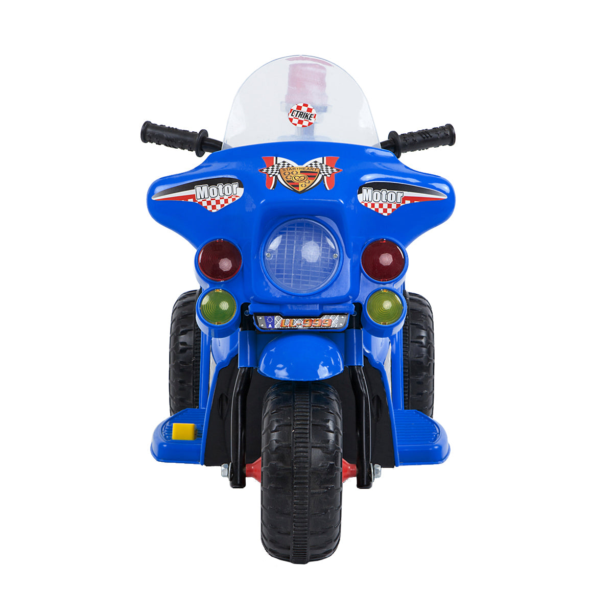 Electric Ride-on Motorcycle Rechargeable - Blue