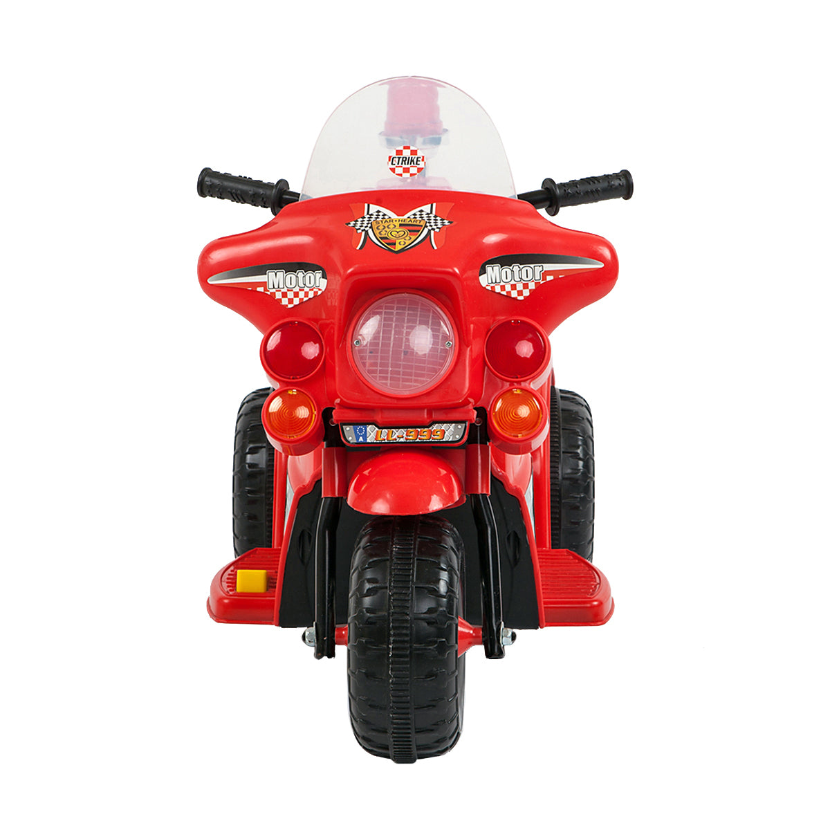 Electric Ride-on Motorcycle Rechargeable - Red