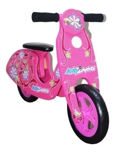 Kidzamo Maria Pink Wooden Balance Scooter 12