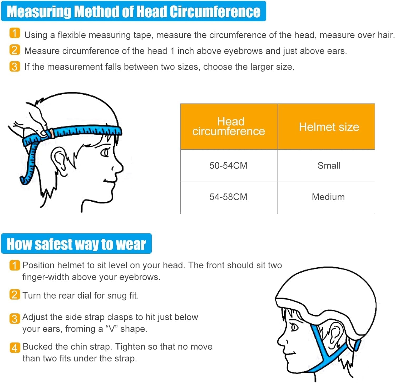 How to measure for a child's bike helmet hotsell