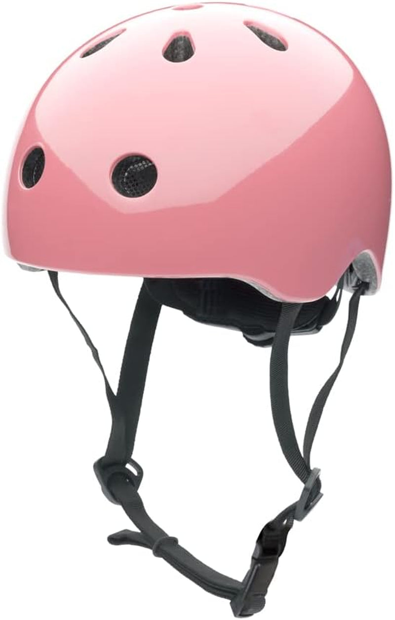 Vintage Pink Kids Helmet with Magnetic No-Pinch Closure